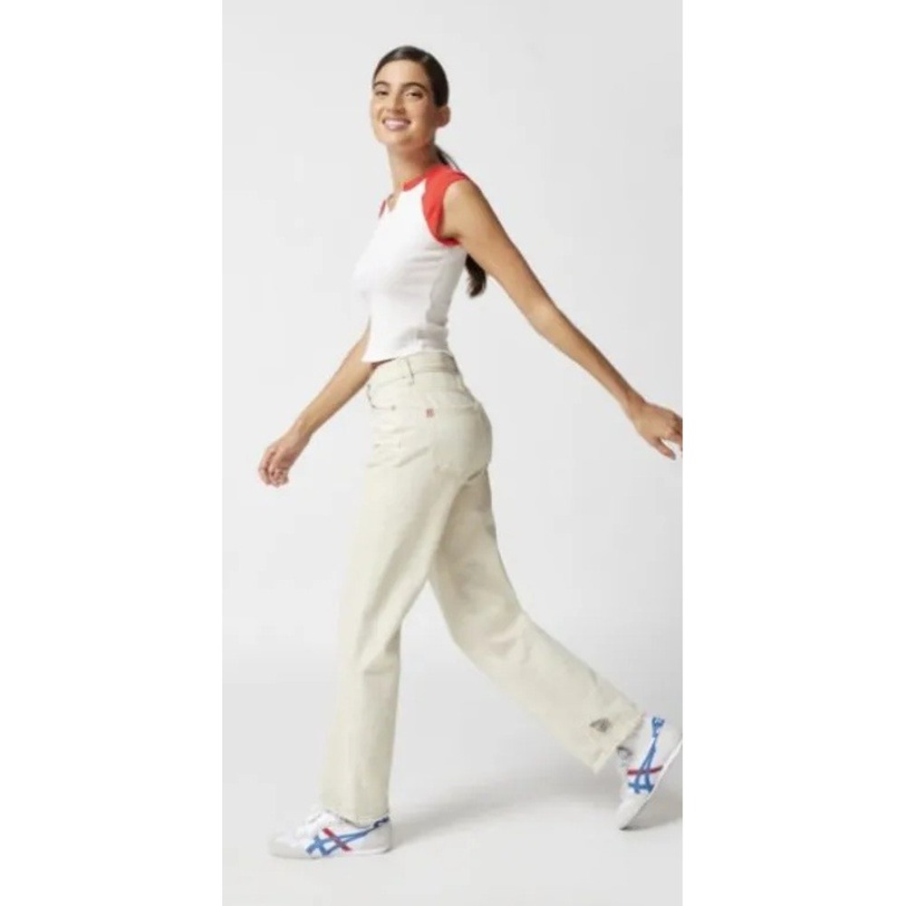 BDG Urban Outfitters Cowboy Jean Off White High Rise Straight Leg Denim 26